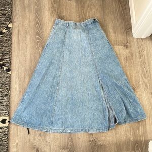 Urban Renewal Denim Skirt